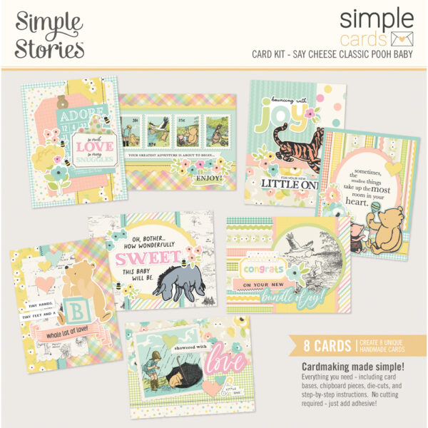 Simple Stories Say Cheese Classic Pooh Baby Simple Cards Card Kit
