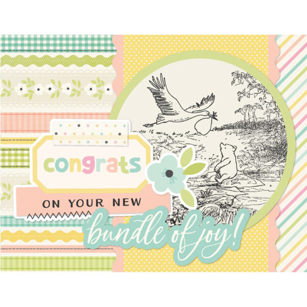 Simple Stories Say Cheese Classic Pooh Baby Simple Cards Card Kit