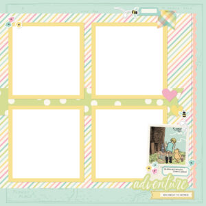 Simple Stories Say Cheese Classic Pooh Baby Simple Pages Page Kit