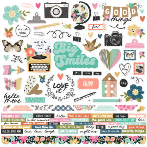Simple Stories Take Note Cardstock Stickers