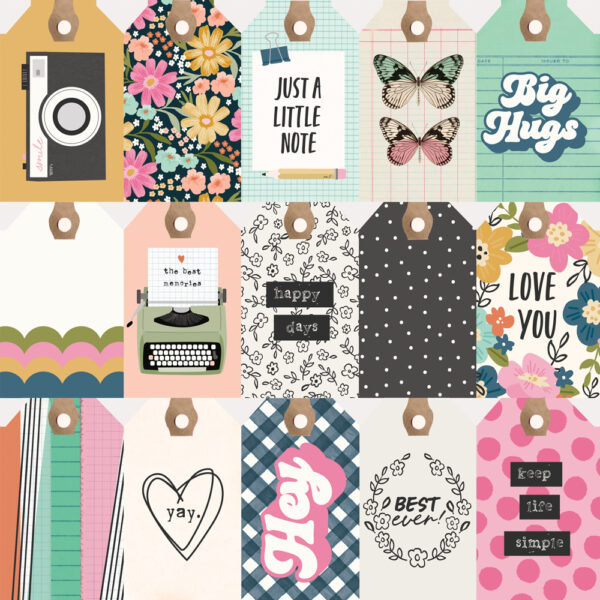 Simple Stories Take Note Tag Elements