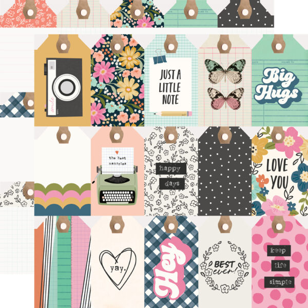 Simple Stories Take Note Tag Elements Simple Stories Take Note Tag Elements