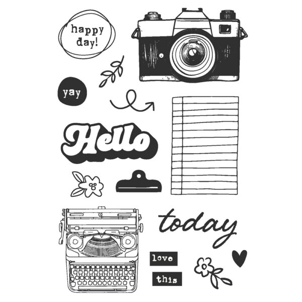Simple Stories Take Note Stamps