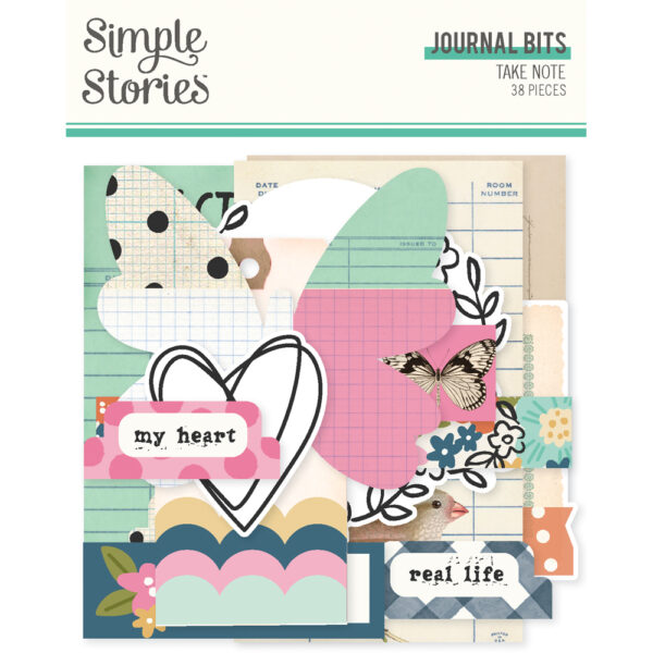 Simple Stories Take Note Journal Bits & Pieces Simple Stories Take Note Journal Bits & Pieces