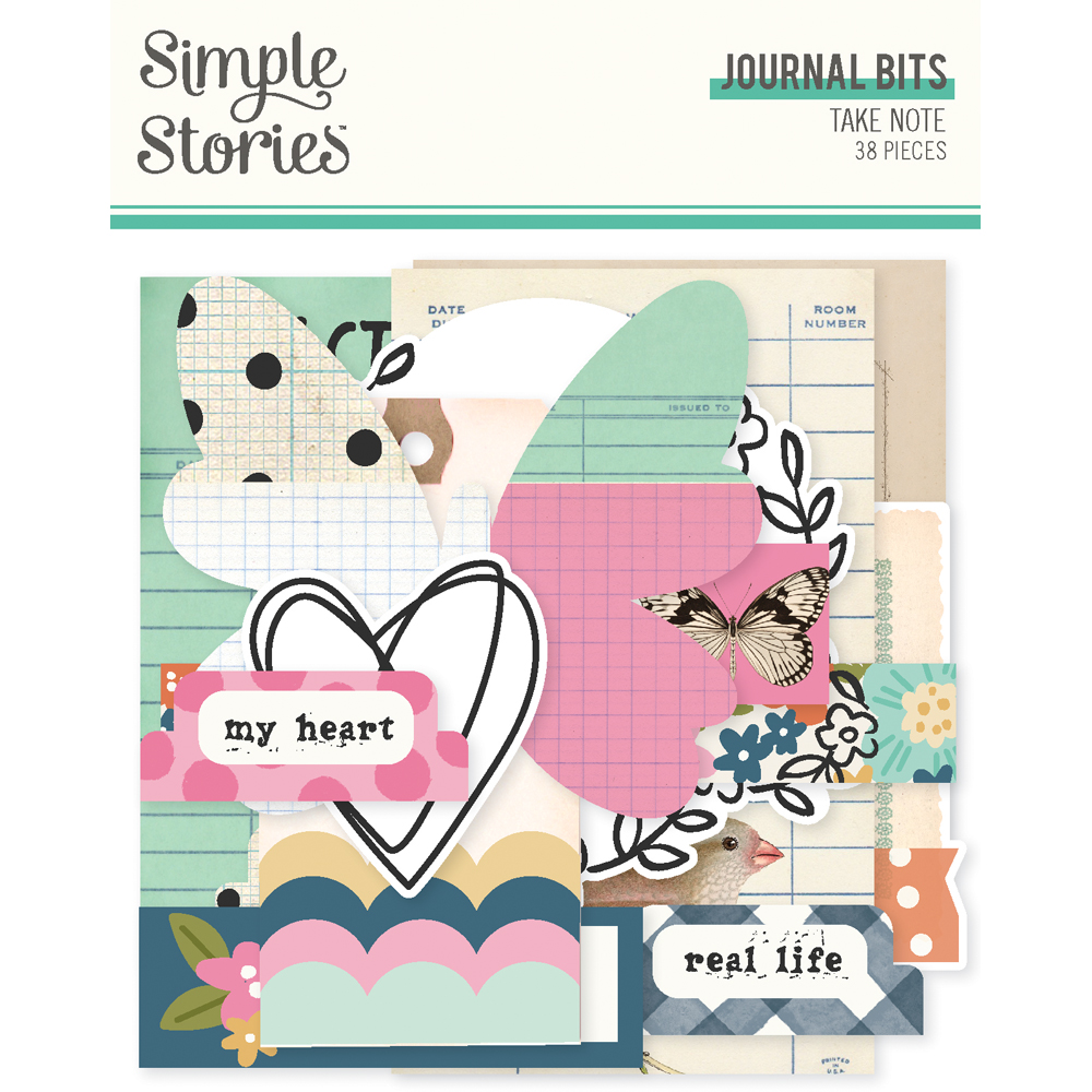 Simple Stories Take Note Journal Bits & Pieces