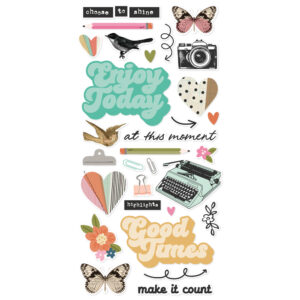 Simple Stories Take Note Foam Stickers
