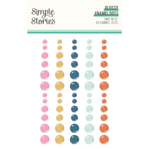 Simple Stories Take Note Glossy Enamel Dots