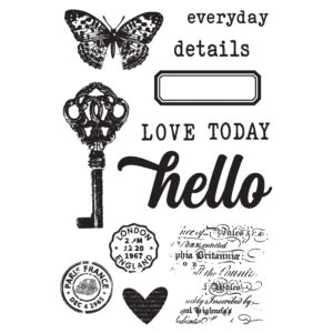Simple Stories Simple Vintage Junk Drawer Stamps