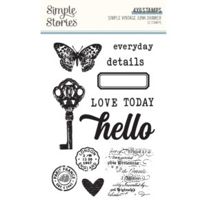 Simple Stories Simple Vintage Junk Drawer Stamps