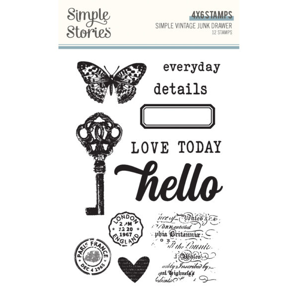 Simple Stories Simple Vintage Junk Drawer Stamps Simple Stories Simple Vintage Junk Drawer Stamps