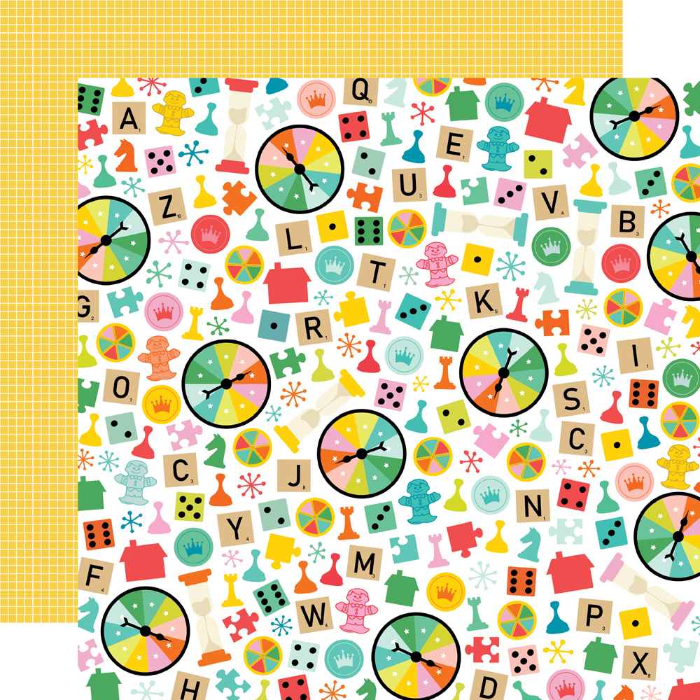 Simple Stories Game Night 12X12 It's Your Turn