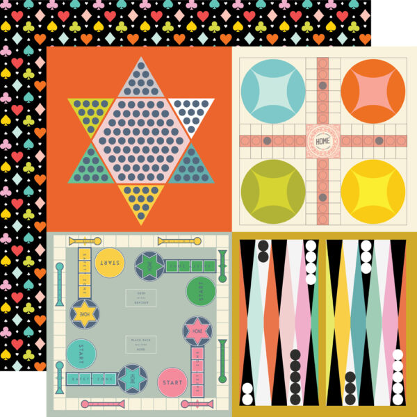 Simple Stories Game Night 12X12 Deal With It