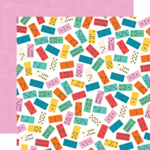 Simple Stories Game Night 12X12 Time's Up