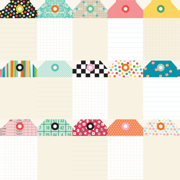 Simple Stories Game Night 12X12 Tag Elements