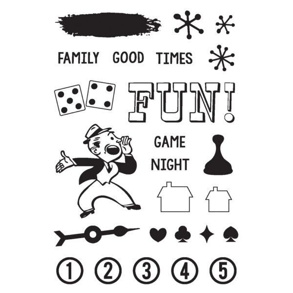 Simple Stories Game Night Stamps