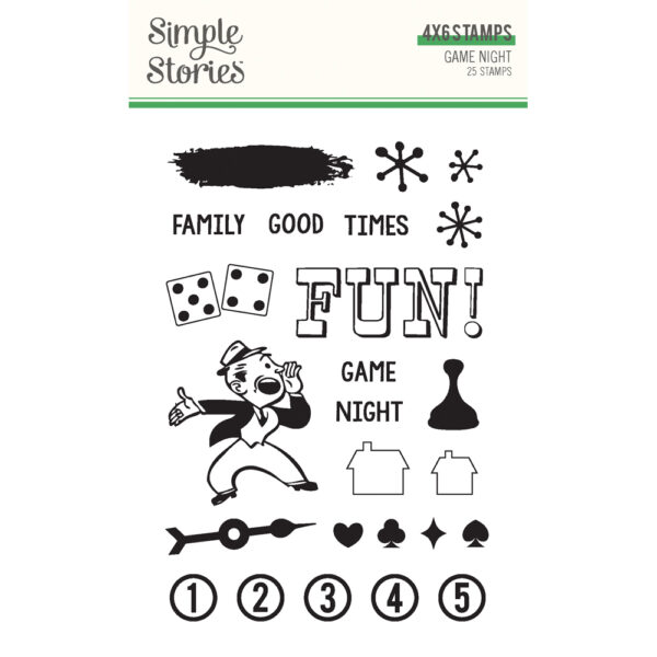 Simple Stories Game Night Stamps