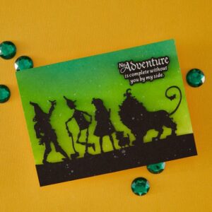 Spellbinders Wonder of Oz Betterpress Plate Sentiments