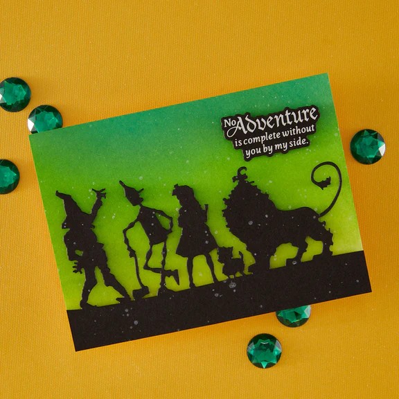 Spellbinders Wonder of Oz Betterpress Plate Sentiments