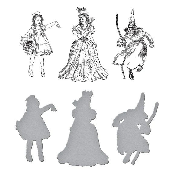 Spellbinders Wonder of Oz Betterpress Dorothy & the Witches