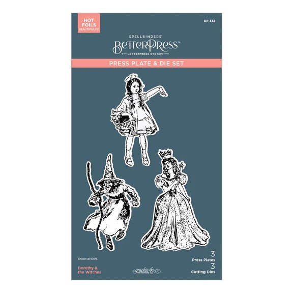 Spellbinders Wonder of Oz Betterpress Dorothy & the Witches