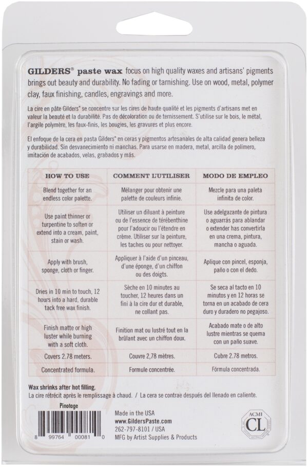 GILDERS PASTE WAX PINOTAGE