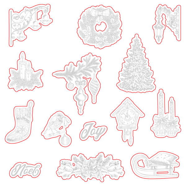 Honey Bee Die Photo Gallery Wall: Holiday