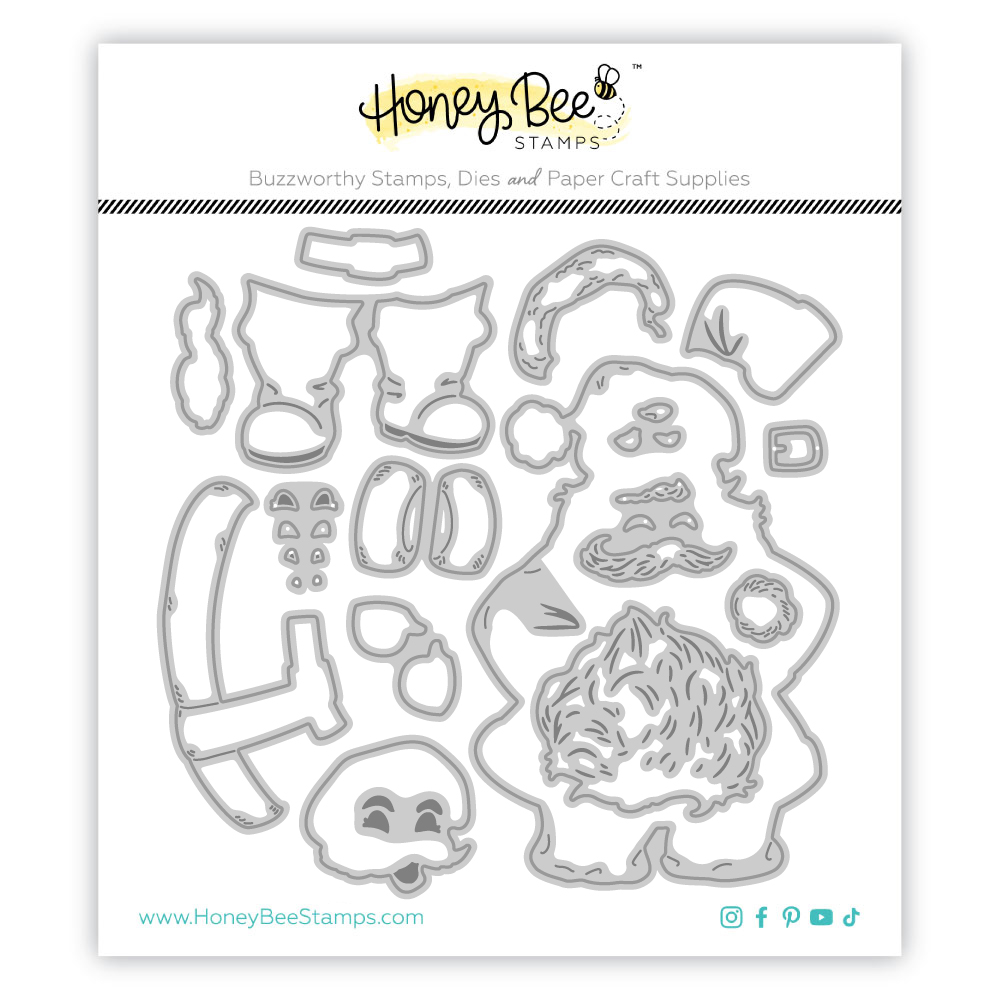 Honey Bee Die Lovely Layers: Vintage Santa