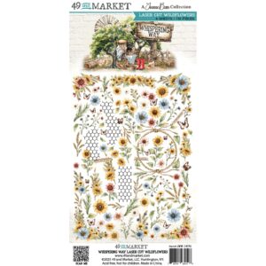 49 & Market 6X12 Whispering Way Laser Wildflowers
