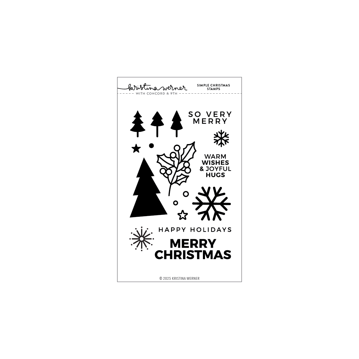 Concord & 9th Stamp Simple Christmas