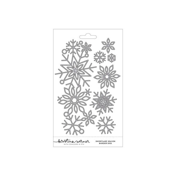 Concord & 9th Die Snowflake Season Border