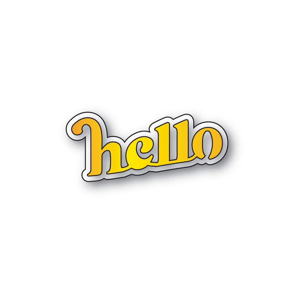 The Memory Box Die Cheery Hello