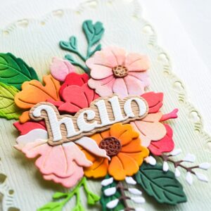 The Memory Box Die Cheery Hello