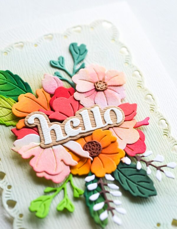 The Memory Box Die Cheery Hello