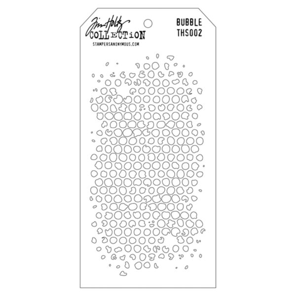 STAMPERS ANONYMOUS TIM HOLTZ LAYERING STENCIL BUBBLE
