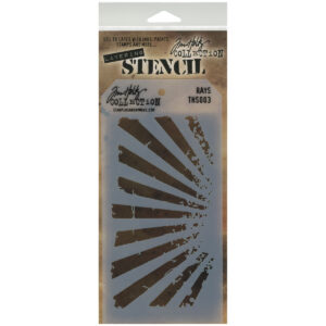 STAMPERS ANONYMOUS TIM HOLTZ LAYERING STENCIL RAYS