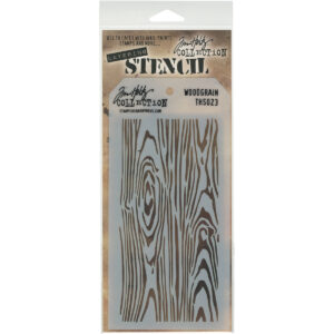 STAMPERS ANONYMOUS TIM HOLTZ LAYERING STENCIL WOODGRAIN
