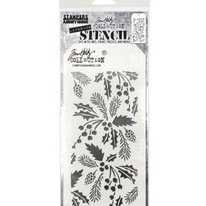STAMPERS ANONYMOUS TIM HOLTZ LAYERING STENCIL HOLIDAY KNIT