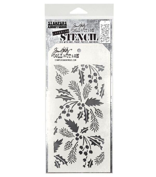 STAMPERS ANONYMOUS TIM HOLTZ LAYERING STENCIL HOLIDAY KNIT