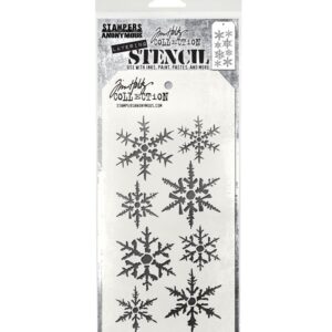 STAMPERS ANONYMOUS TIM HOLTZ LAYERING SNOWFLAKES