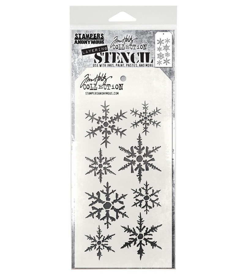 STAMPERS ANONYMOUS TIM HOLTZ LAYERING SNOWFLAKES