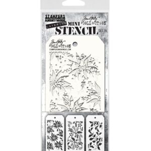 ART GONE WILD TIM HOLTZ MINI TEMPLATE SET 19