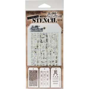 ART GONE WILD TIM HOLTZ MINI TEMPLATE SET 16