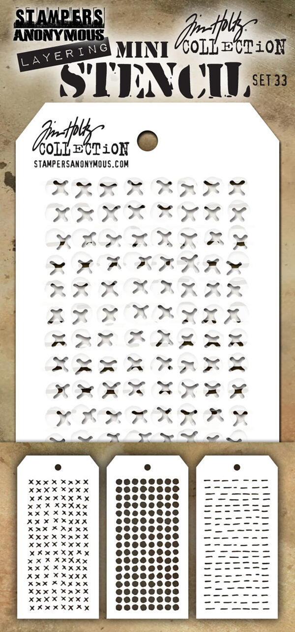 ART GONE WILD TIM HOLTZ MINI LAYERING SET 33