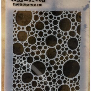 STAMPERS ANONYMOUS TIM HOLTZ BUBBLES LAYERING STNECIL