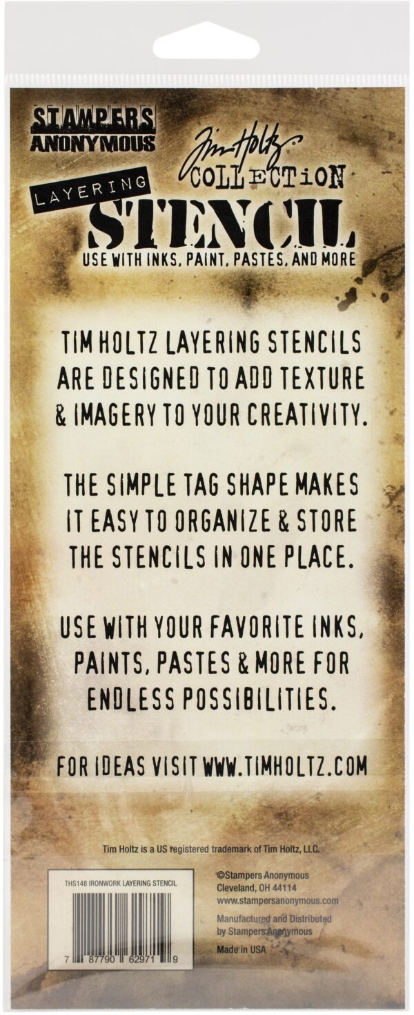 STAMPERS ANONYMOUS TIM HOLTZ LAYERING IRONWORK