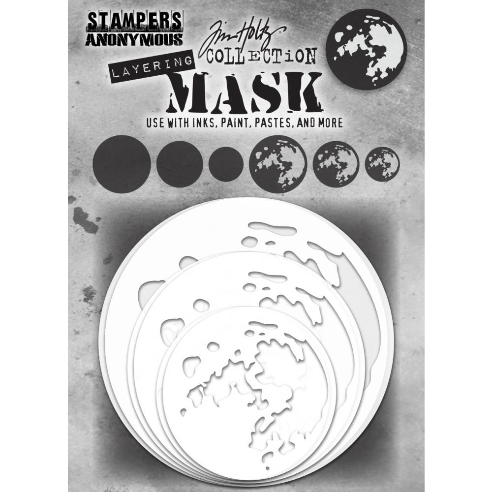 STAMPERS ANONYMOUS TIM HOLTZ STENCIL MOON MASK