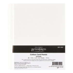 Spellbinders Betterpress A2 118 Lb Card Panel Porcelain