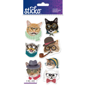 EK STICKER HIPSTER CATS