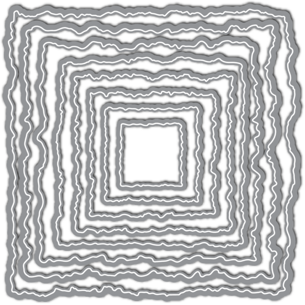 LDRS Die Hand Torn Squares