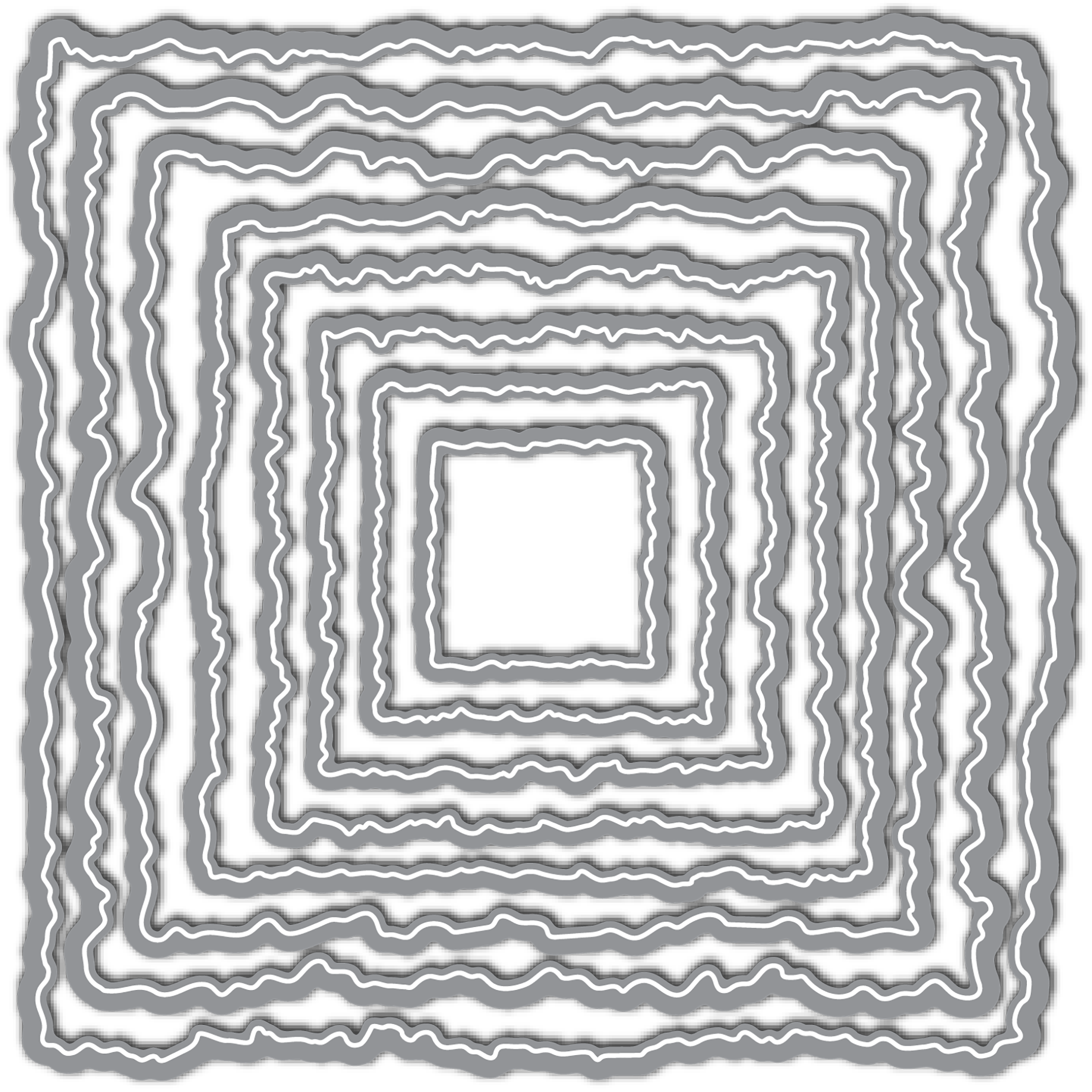 LDRS Die Hand Torn Squares